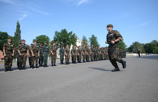 Opening of joint drills, Cooperation 2016 involving members of Russian National Guard Forces Command and Chinese People's Armed Police Force