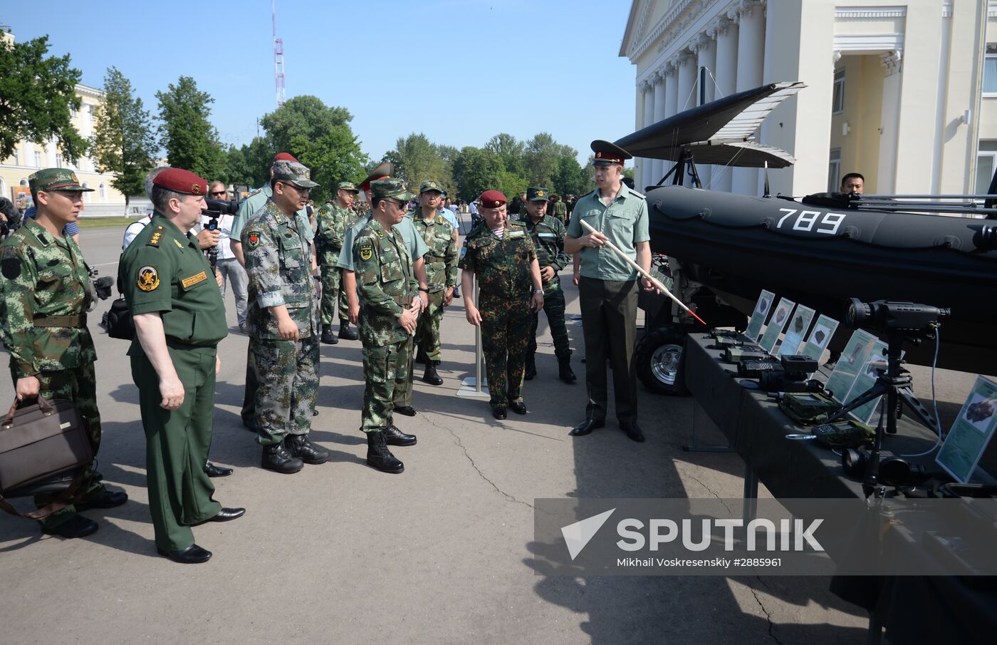 Opening of joint drills, Cooperation 2016 involving members of Russian National Guard Forces Command and Chinese People's Armed Police Force