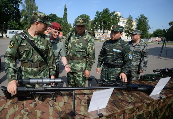 Opening of joint drills, Cooperation 2016 involving members of Russian National Guard Forces Command and Chinese People's Armed Police Force