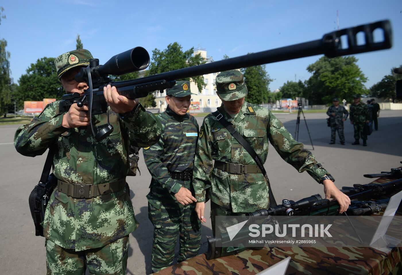 Opening of joint drills, Cooperation 2016 involving members of Russian National Guard Forces Command and Chinese People's Armed Police Force