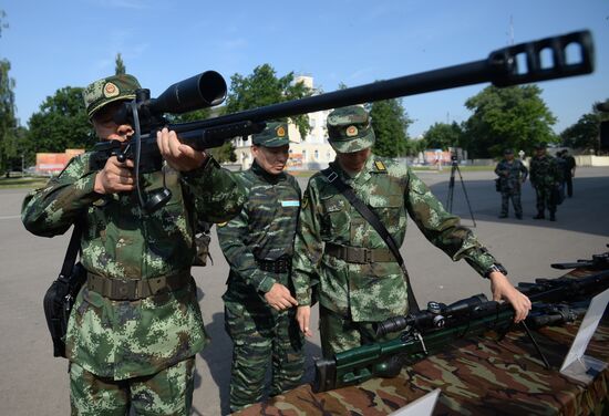 Opening of joint drills, Cooperation 2016 involving members of Russian National Guard Forces Command and Chinese People's Armed Police Force