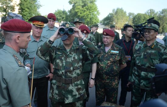 Opening of joint drills, Cooperation 2016 involving members of Russian National Guard Forces Command and Chinese People's Armed Police Force