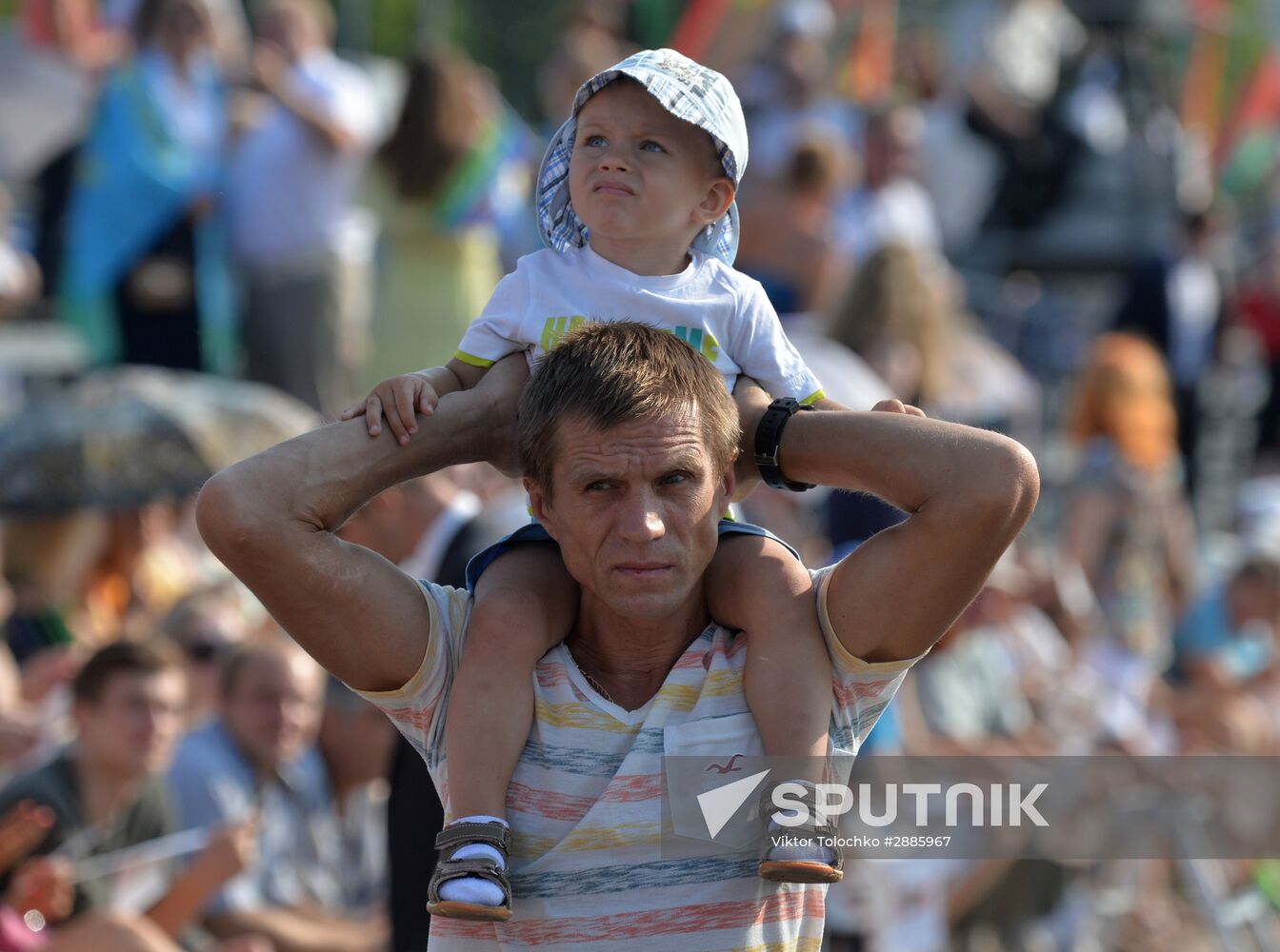 Military parade in honor of Independence Day of Republic of Belarus