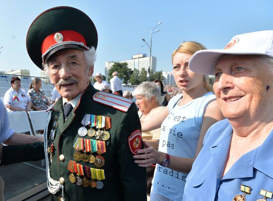 Military parade in honor of Independence Day of Republic of Belarus