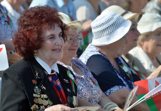 Military parade in honor of Independence Day of Republic of Belarus