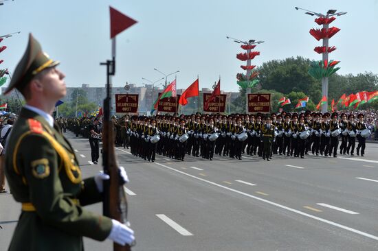 Military parade in honor of Independence Day of Republic of Belarus