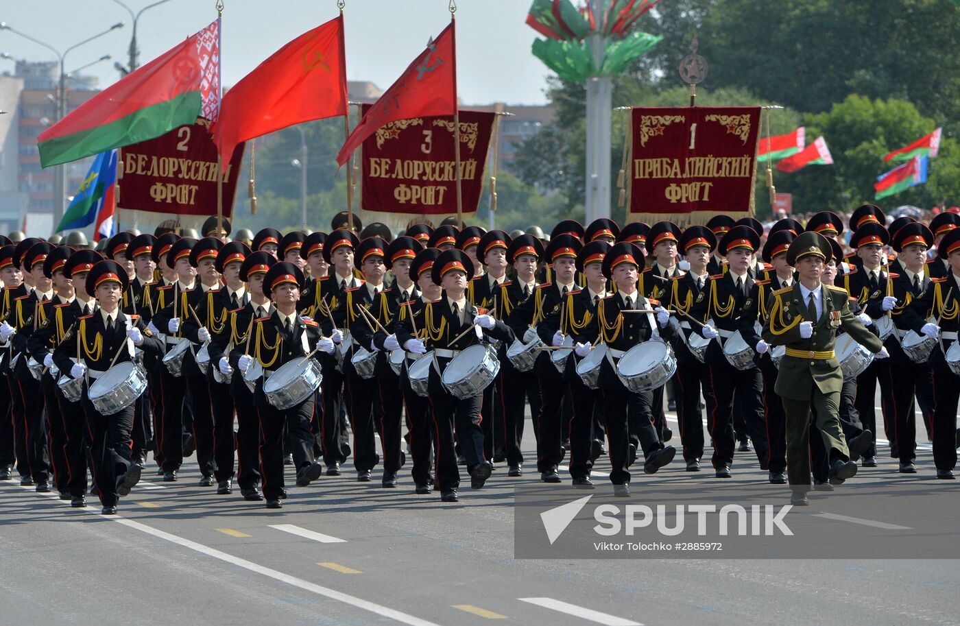 Military parade in honor of Independence Day of Republic of Belarus