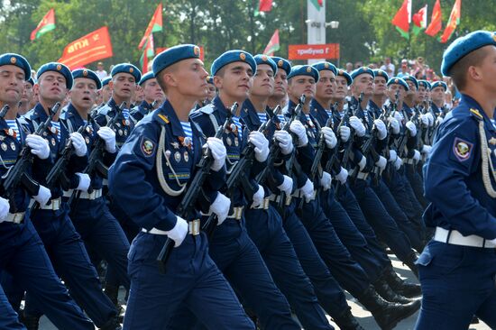 Military parade in honor of Independence Day of Republic of Belarus