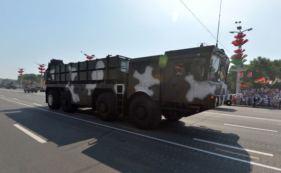 Military parade in honor of Independence Day of Republic of Belarus
