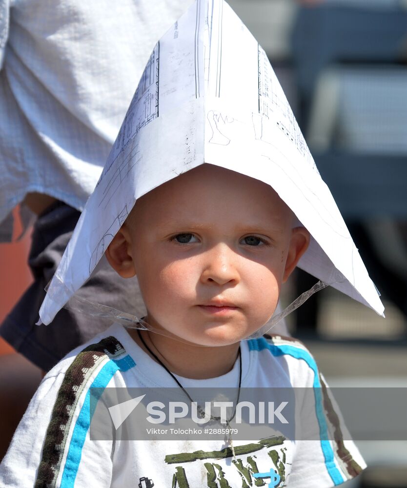 Military parade in honor of Independence Day of Republic of Belarus