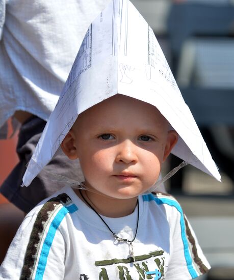 Military parade in honor of Independence Day of Republic of Belarus