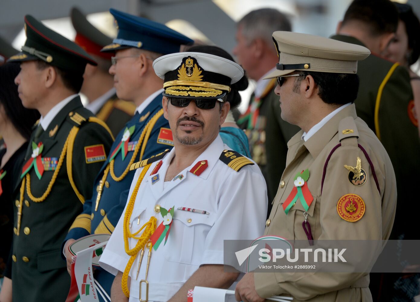 Military parade in honor of Independence Day of Republic of Belarus