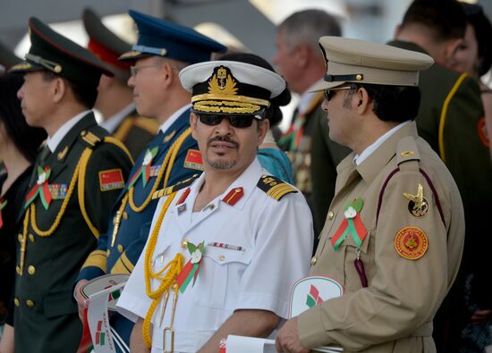 Military parade in honor of Independence Day of Republic of Belarus
