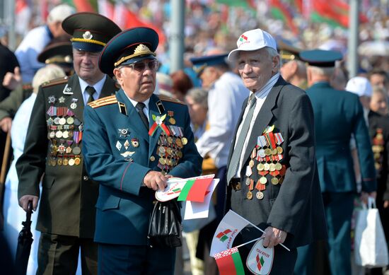 Military parade marking Independence Day in Belarus