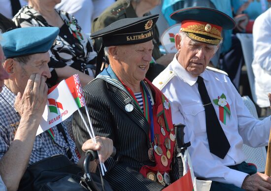Military parade marking Independence Day in Belarus