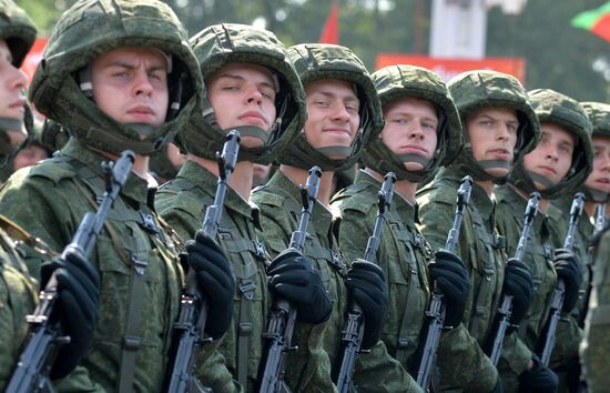 Military parade marking Independence Day in Belarus