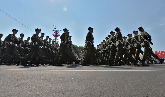 Military parade marking Independence Day in Belarus