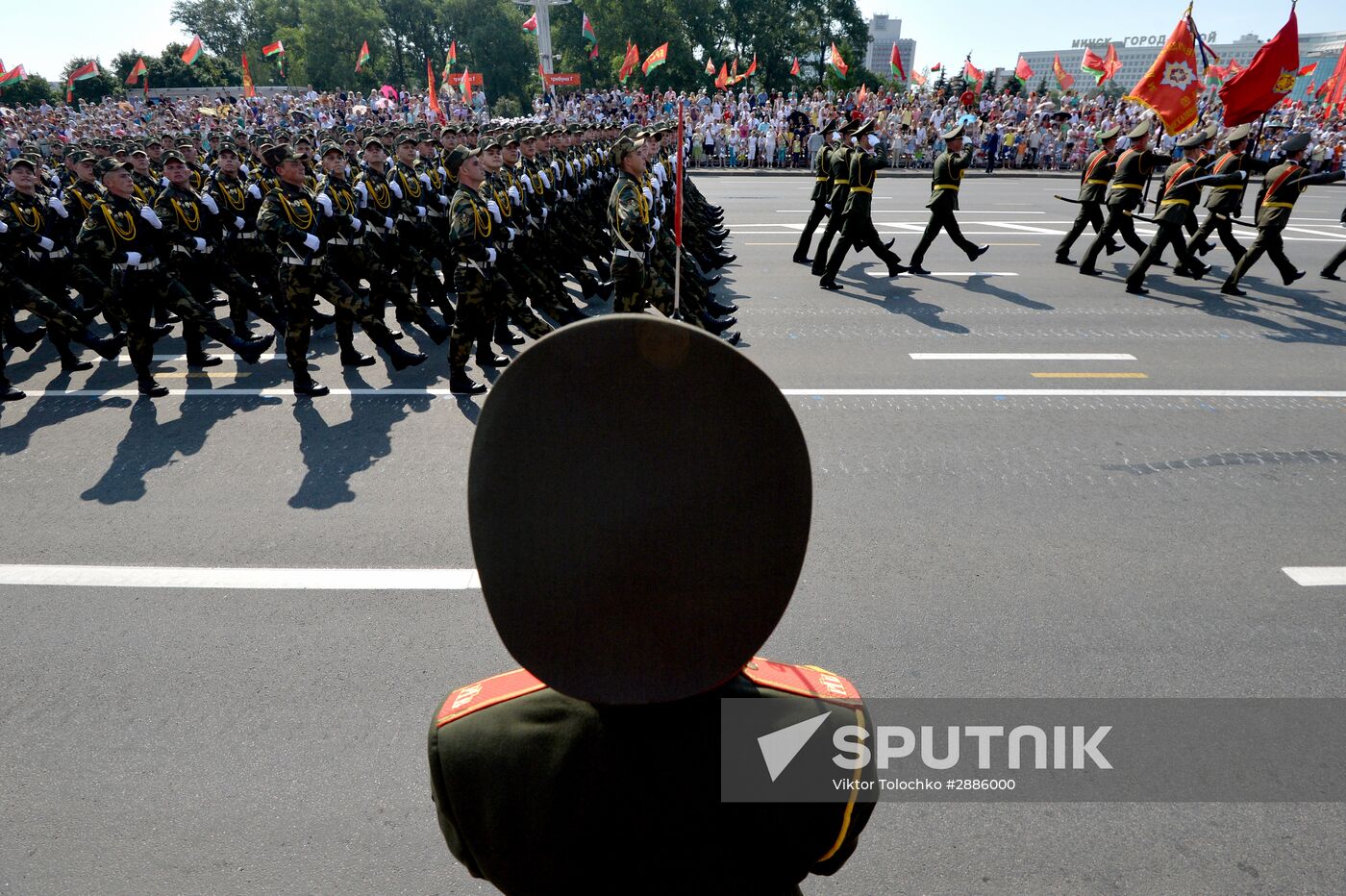 Military parade marking Independence Day in Belarus