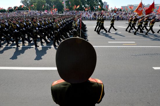 Military parade marking Independence Day in Belarus