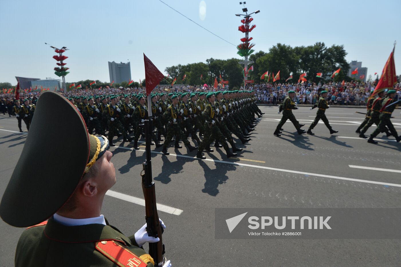 Military parade marking Independence Day in Belarus