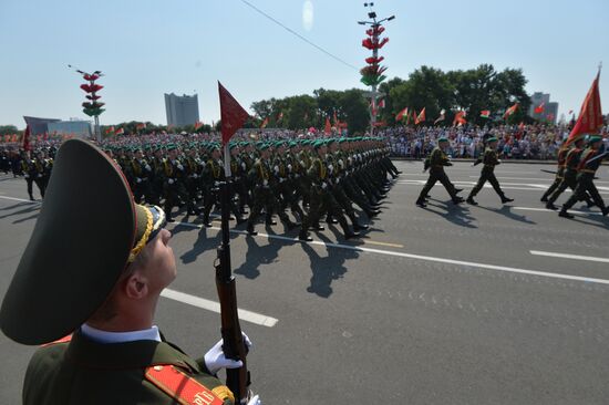 Military parade marking Independence Day in Belarus