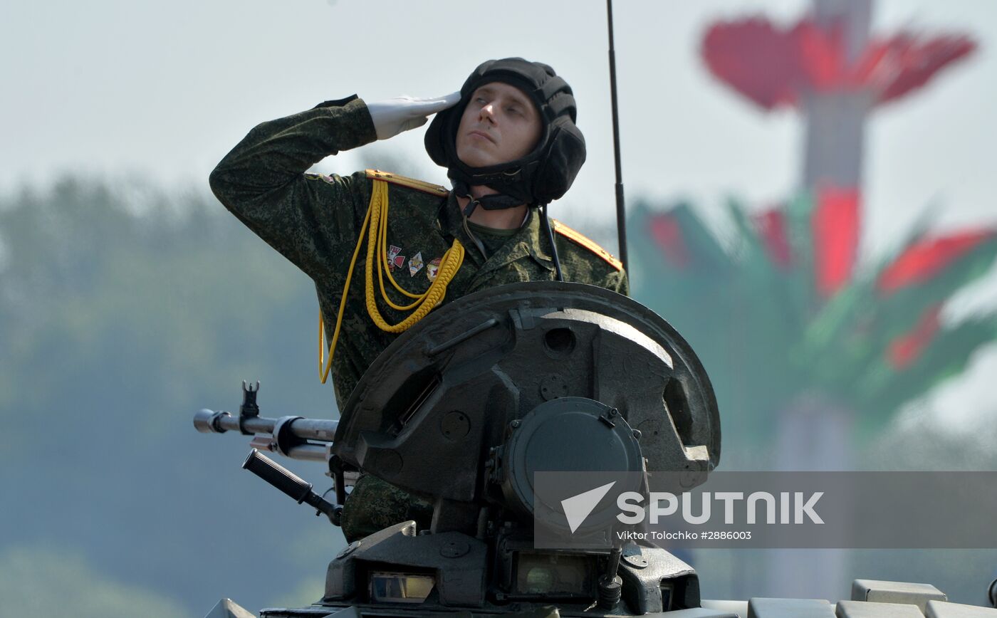 Military parade marking Independence Day in Belarus