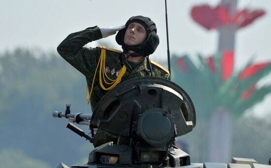 Military parade marking Independence Day in Belarus