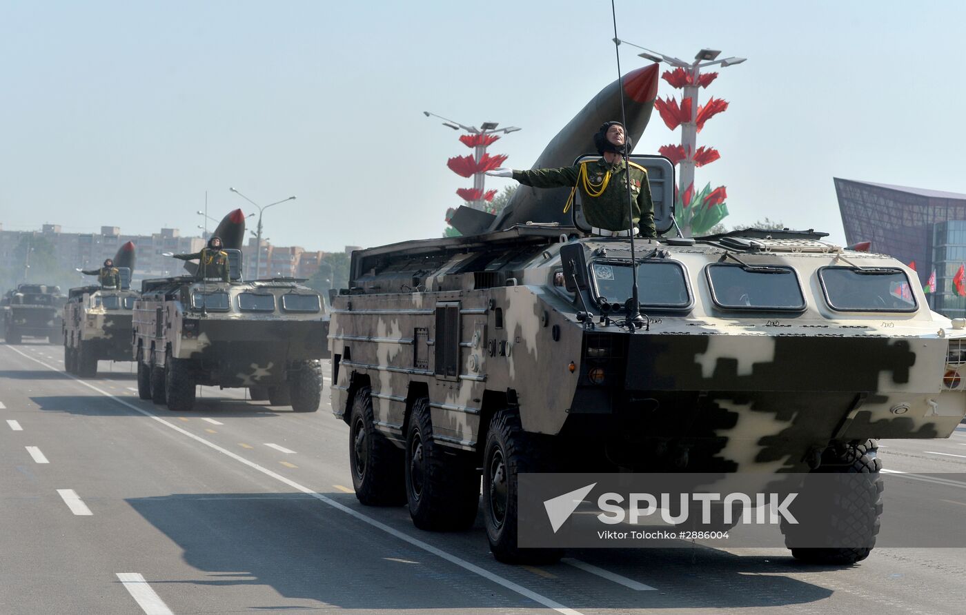 Military parade marking Independence Day in Belarus