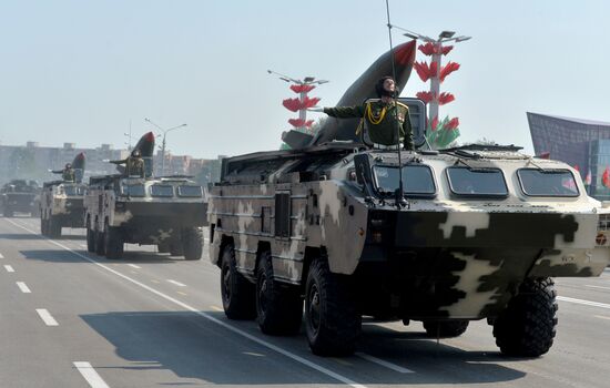 Military parade marking Independence Day in Belarus