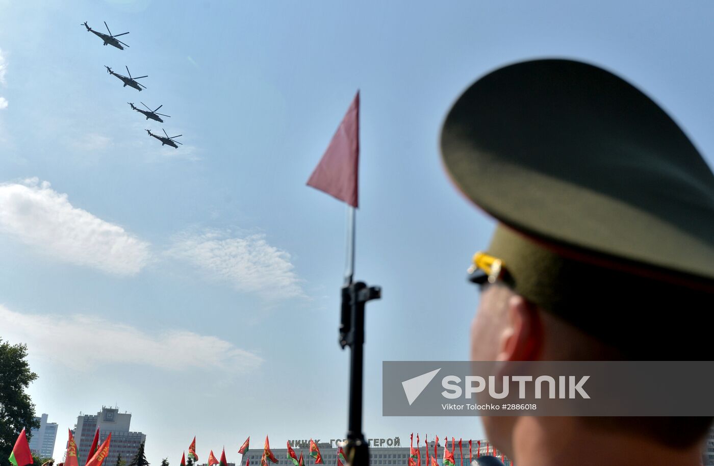 Military parade marking Independence Day in Belarus