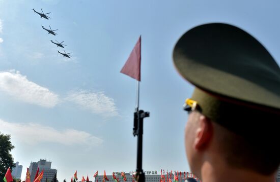Military parade marking Independence Day in Belarus