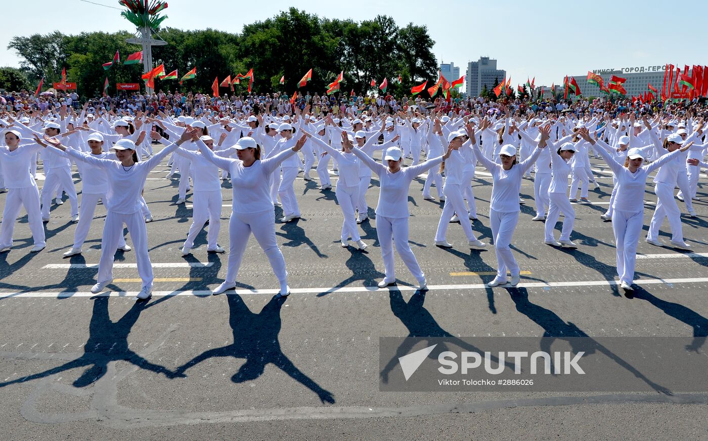 Military parade marking Independence Day in Belarus