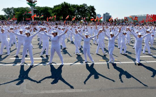 Military parade marking Independence Day in Belarus