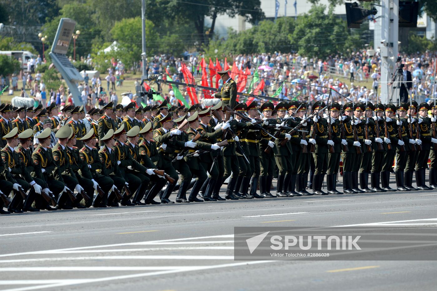 Military parade marking Independence Day in Belarus
