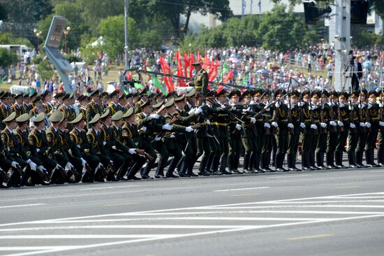 Military parade marking Independence Day in Belarus