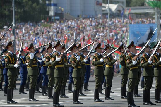 Military parade marking Independence Day in Belarus
