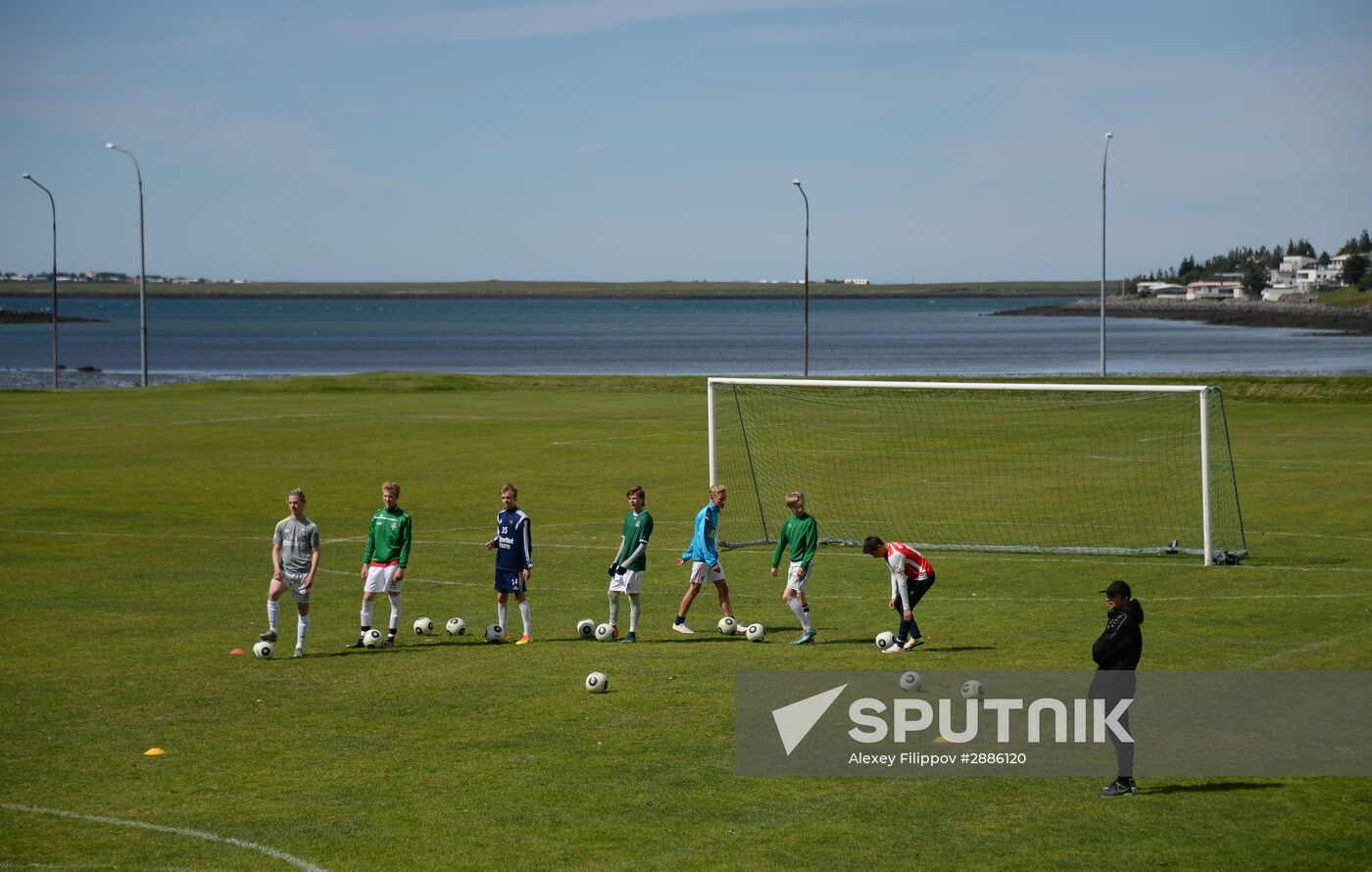 Football fever in Iceland