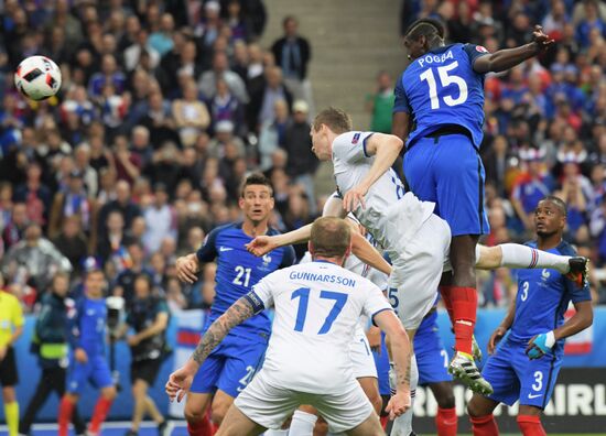 UEFA Euro 2016. France vs. Iceland