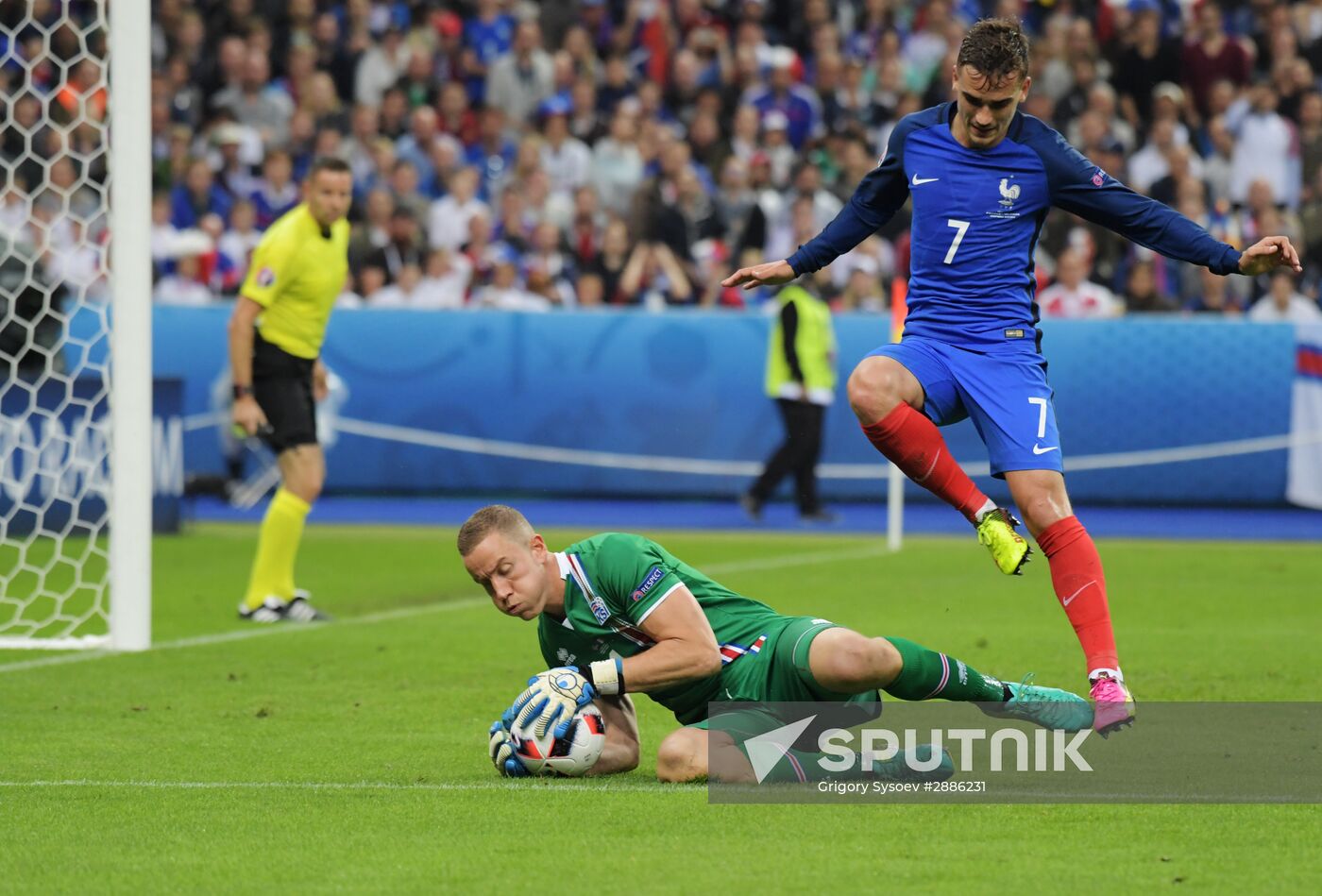 UEFA Euro 2016. France vs. Iceland