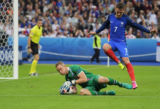 UEFA Euro 2016. France vs. Iceland