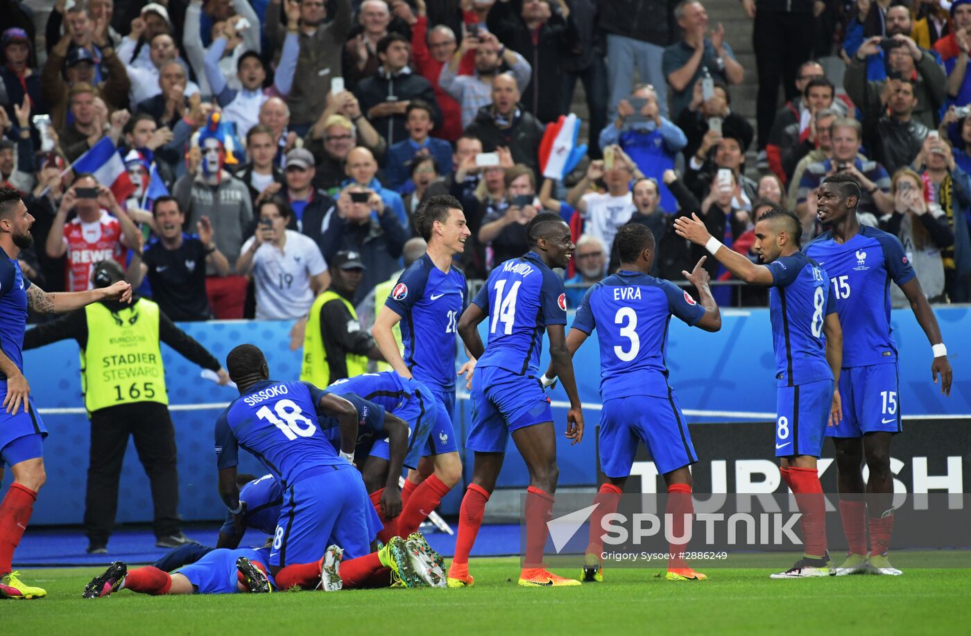 UEFA Euro 2016. France vs. Iceland