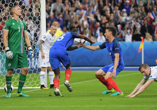 UEFA Euro 2016. France vs. Iceland