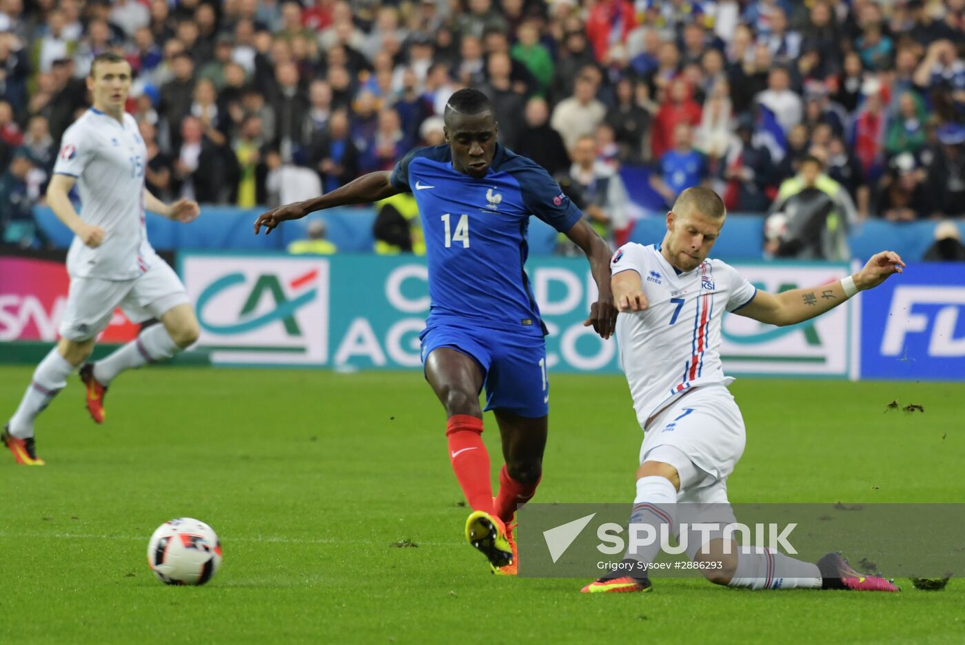 UEFA Euro 2016. France vs. Iceland