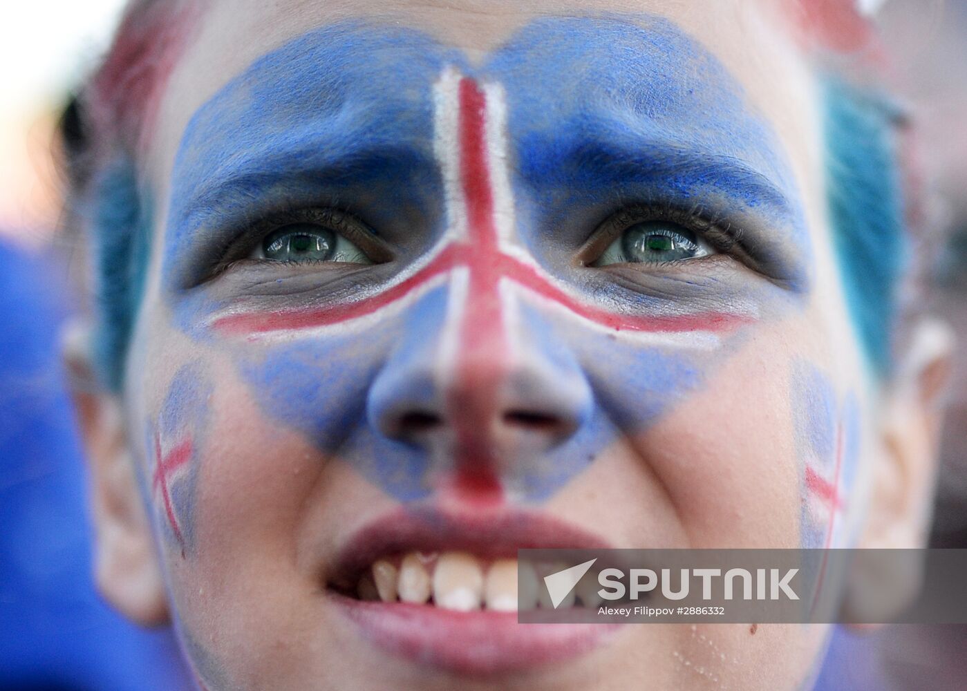 Watching Euro 2016 match France vs. Iceland in Reykjavik