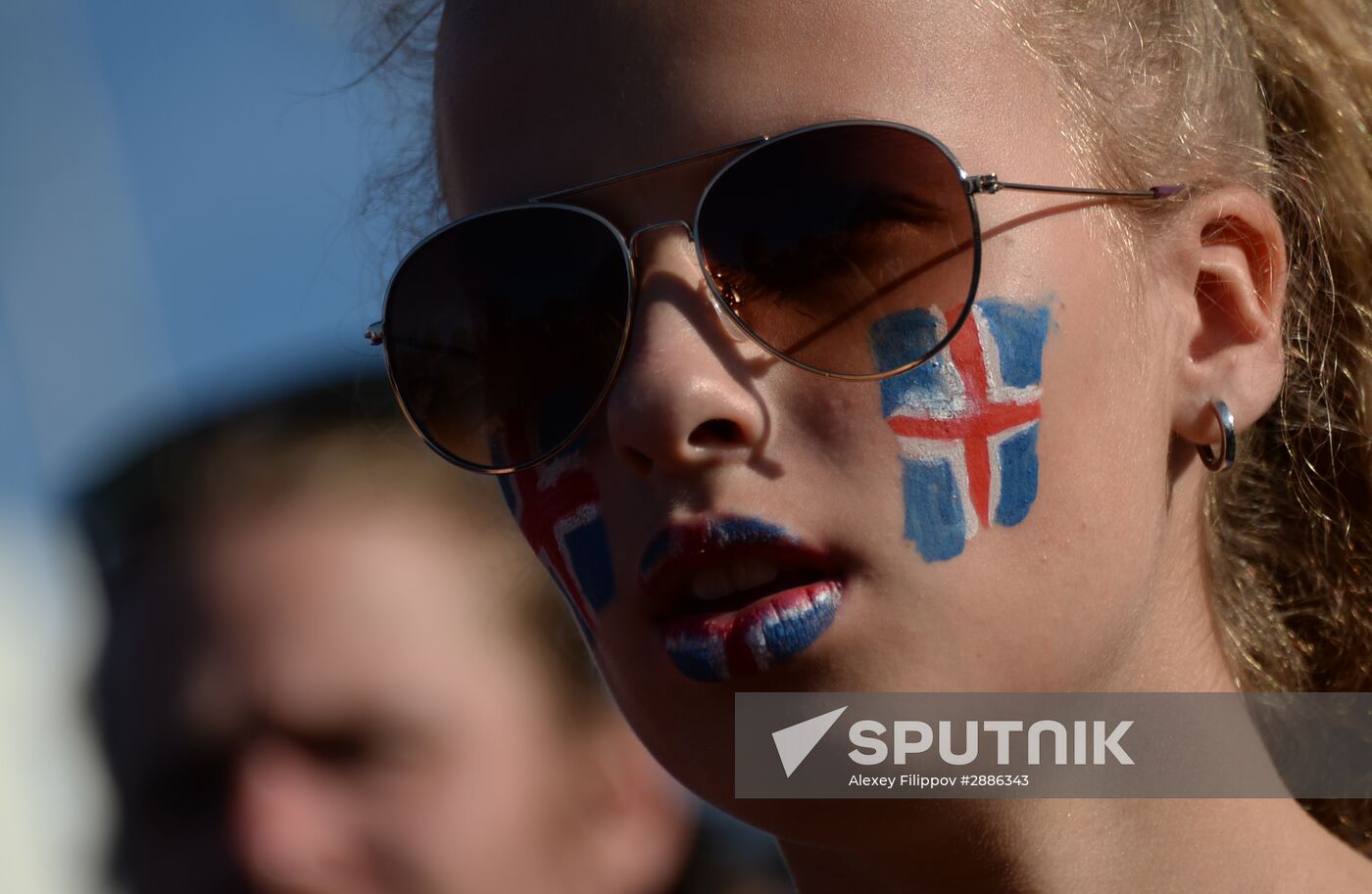 Watching Euro 2016 match France vs. Iceland in Reykjavik