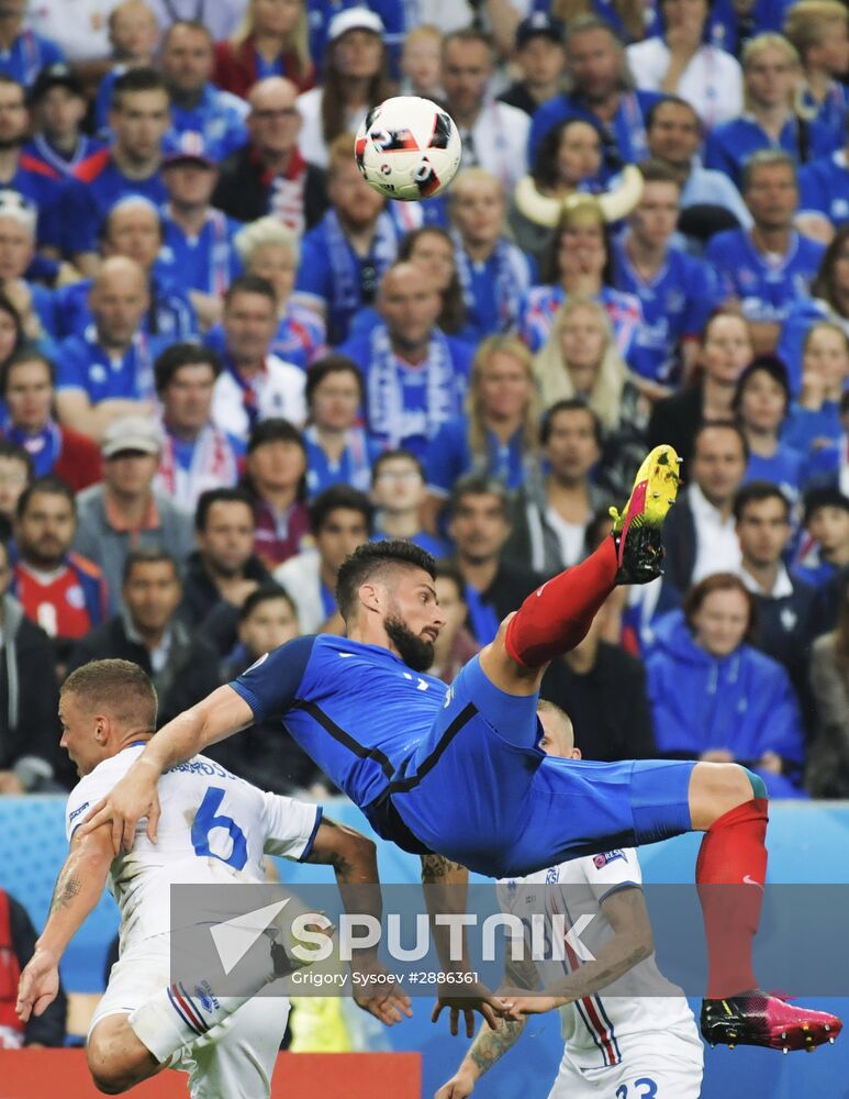 UEFA Euro 2016. France vs. Iceland