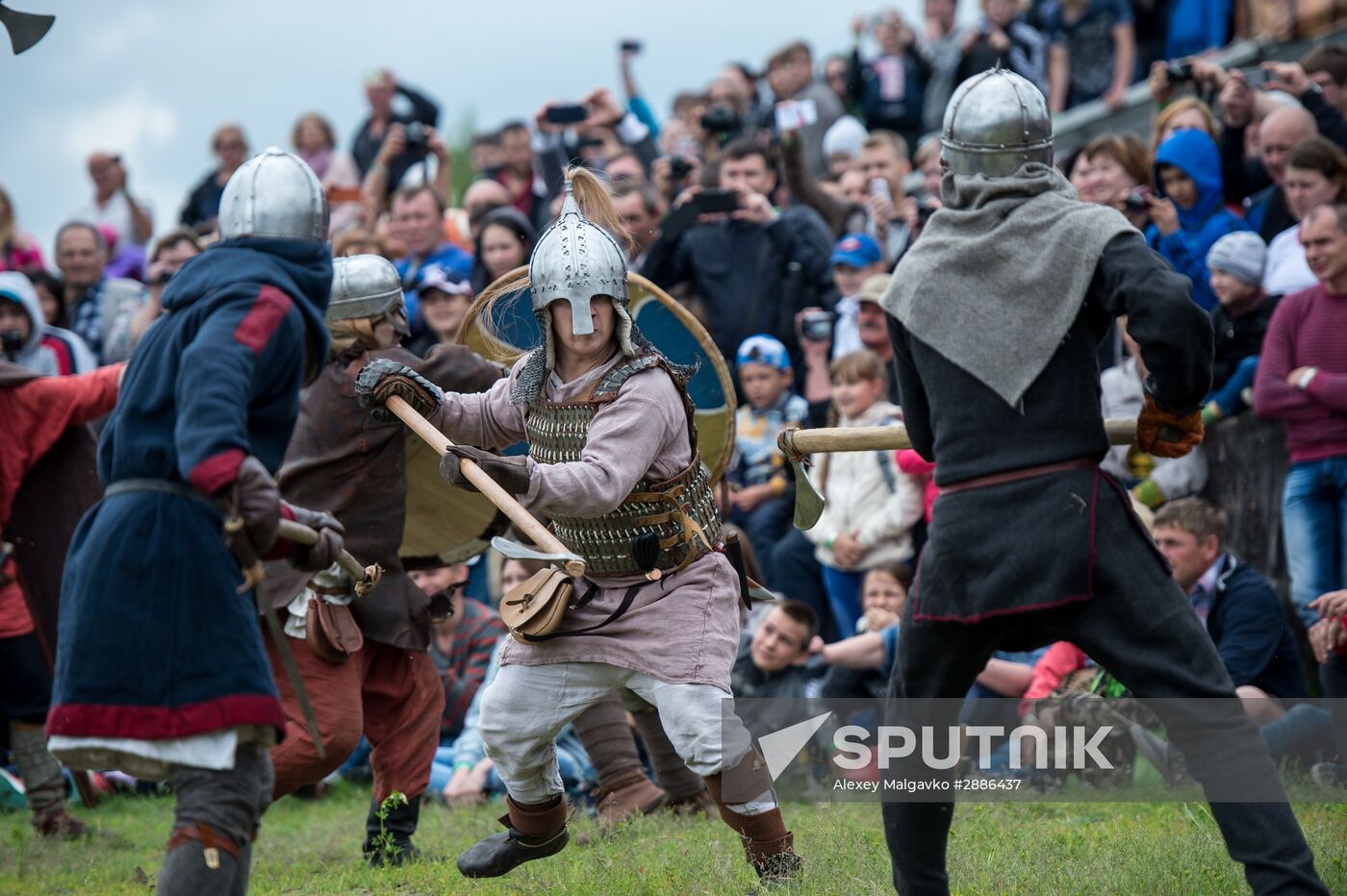Abalakskoye Field reenactment festival in Omsk region