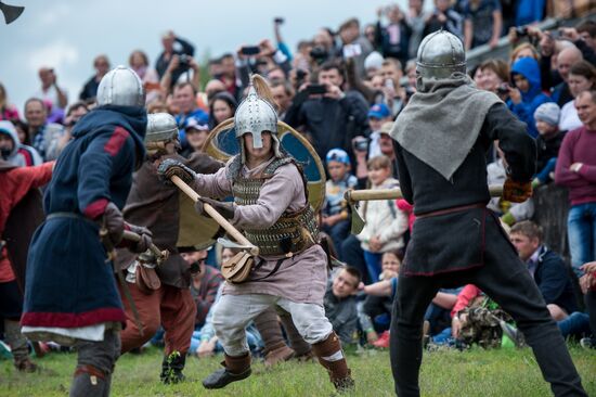 Abalakskoye Field reenactment festival in Omsk region