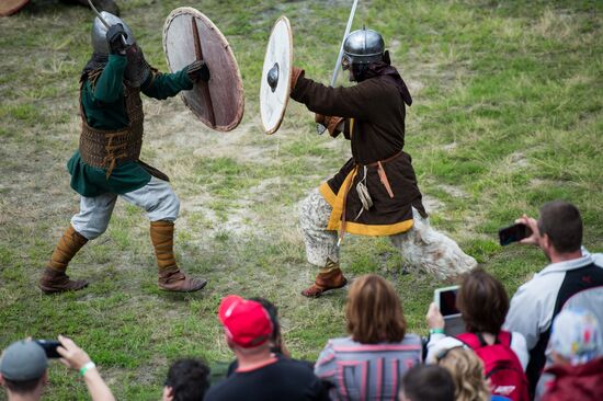 Abalakskoye Field reenactment festival in Omsk region