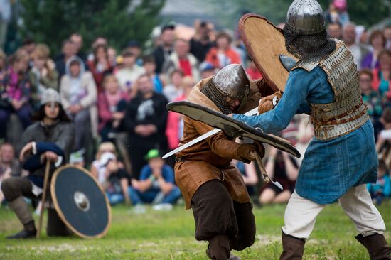 Abalakskoye Field reenactment festival in Omsk region